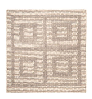 Tappeto Kelim - Tendenza quadrato  - 60 x 60 cm - beige