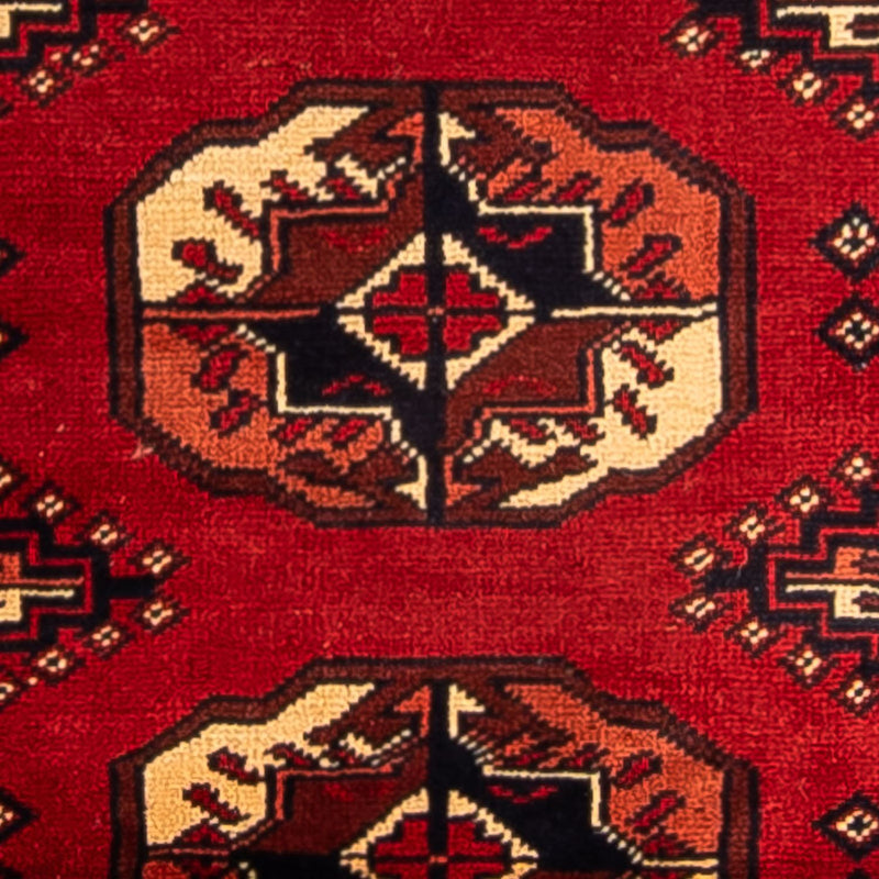 Tappeto corsia Tappeto afgano - 356 x 82 cm - rosso scuro