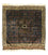 Tappeto afgano quadrato  - 80 x 80 cm - blu