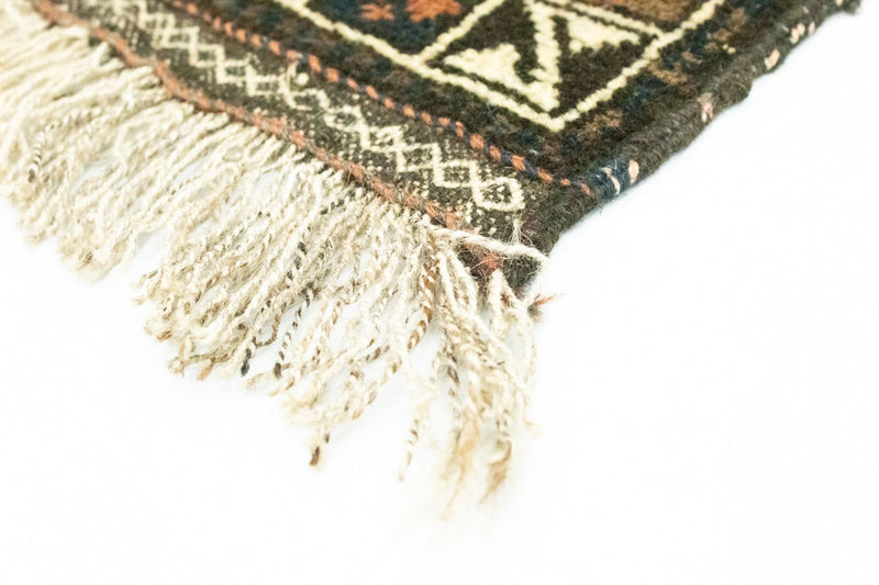 Tappeto afgano quadrato  - 66 x 64 cm - blu
