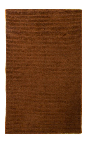 Tappeto di lana - 236 x 140 cm - marrone