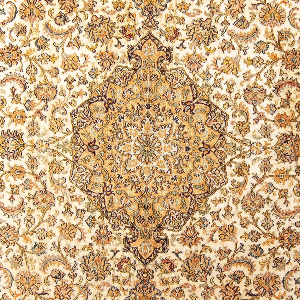 Tappeto di seta - Seta del Kashmir - 302 x 215 cm - beige
