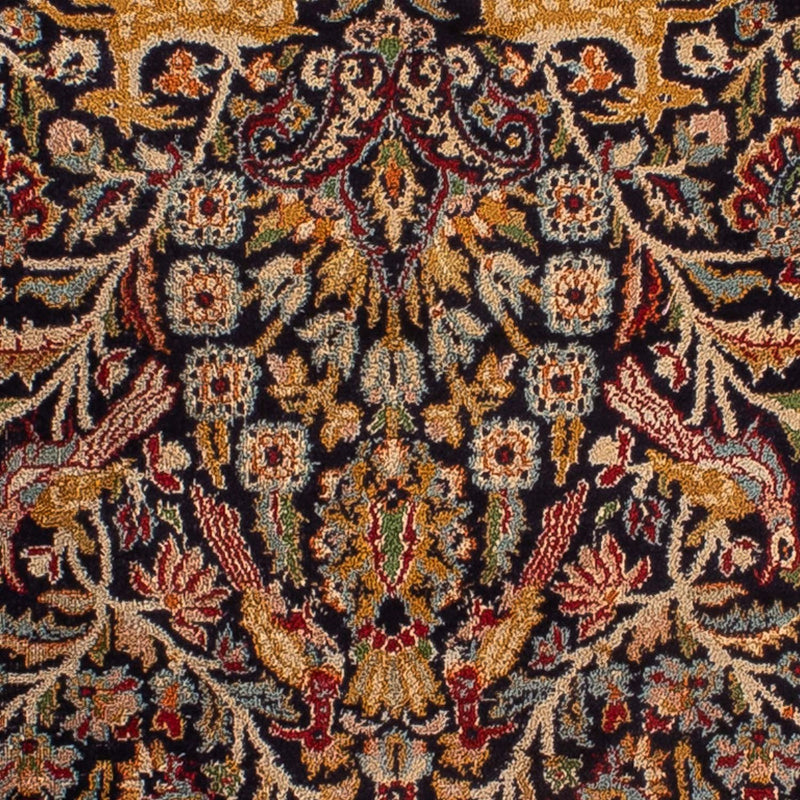 Tappeto orientale - Indo - 123 x 81 cm - blu scuro