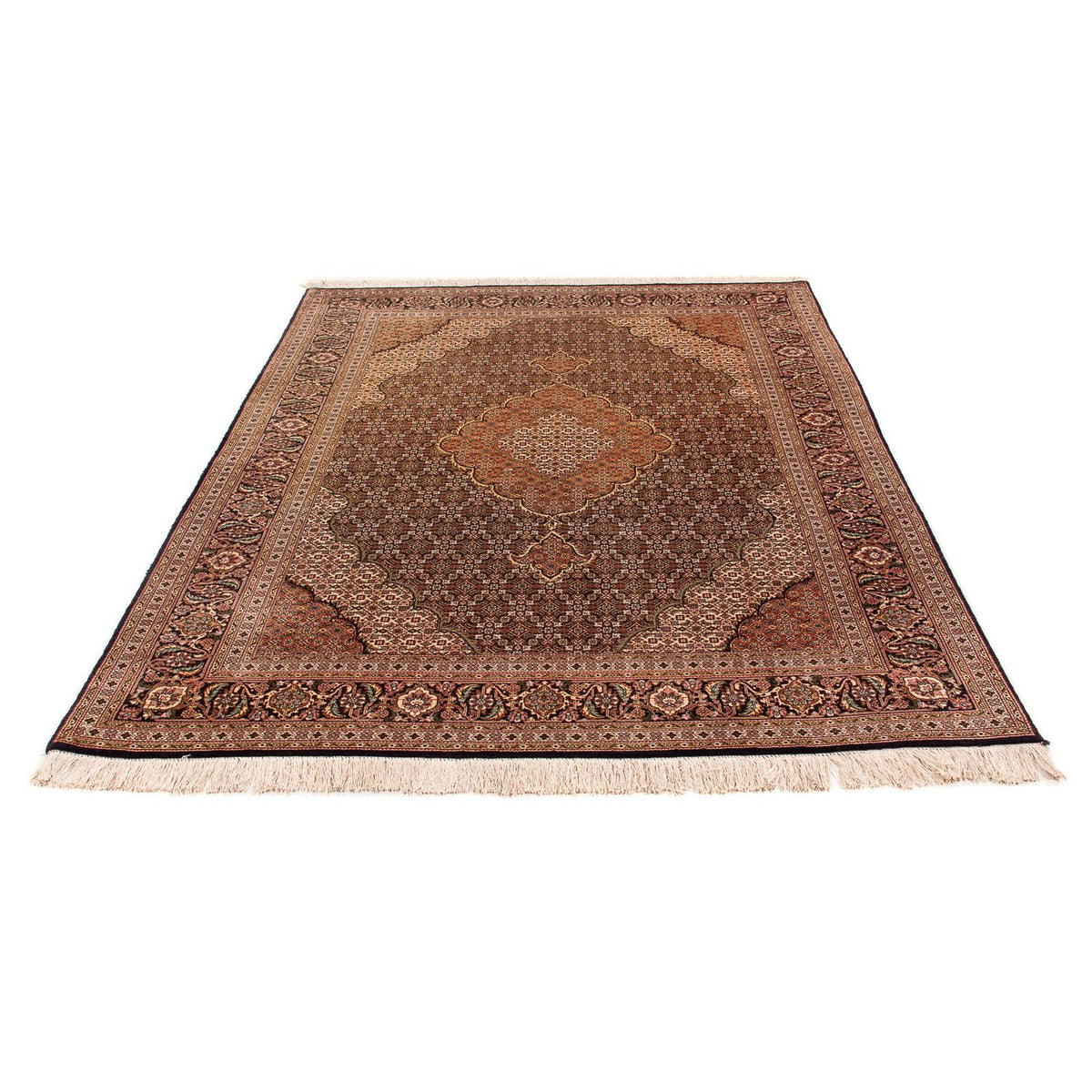 Tappeto Persero - Tabriz - Reale - 202 x 150 cm - marrone