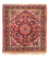 Tappeto Persero - Nomade quadrato - 92 x 82 cm - rosso scuro