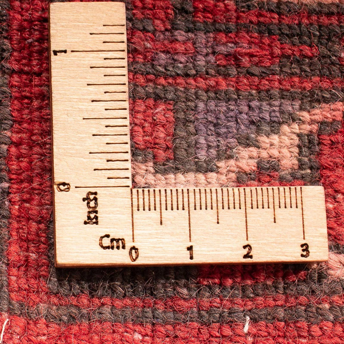 Tappeto Turkaman - 92 x 68 cm - rosso chiaro