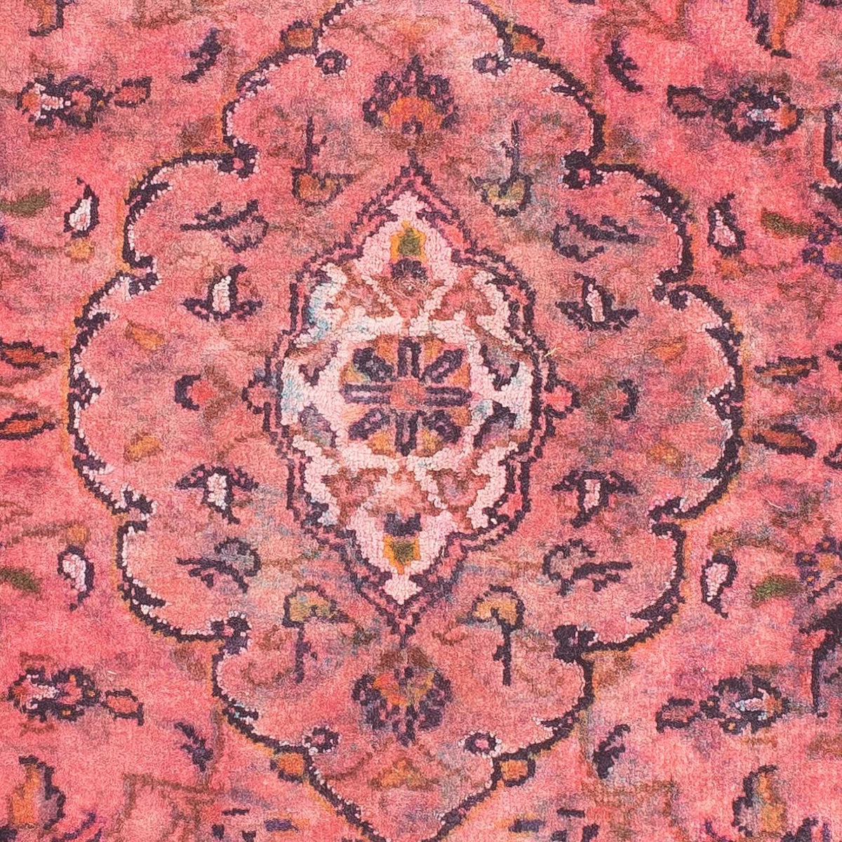 Tappeto Persero - Keshan - 98 x 70 cm - rosso chiaro