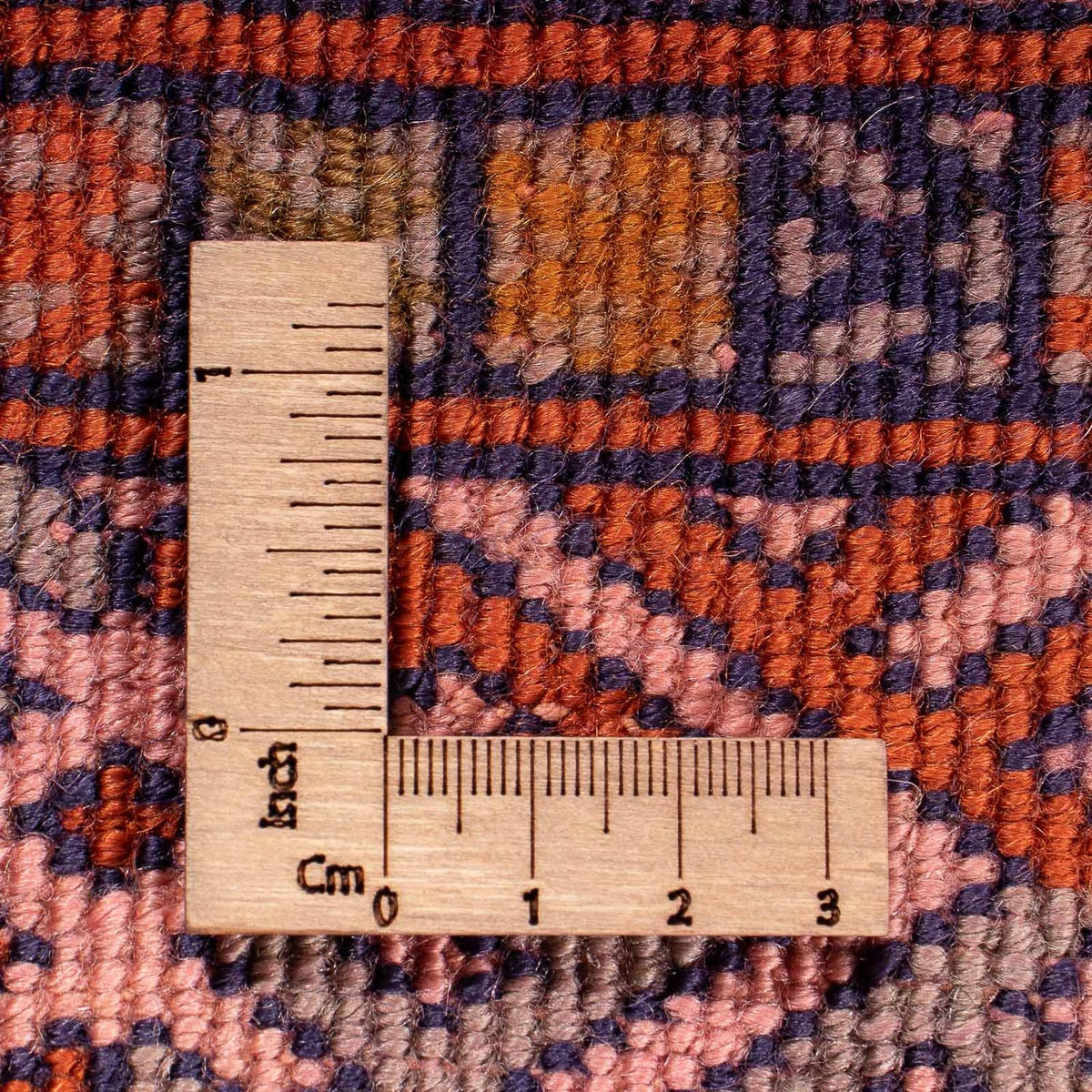 Tappeto Turkaman - 86 x 63 cm - rosso chiaro