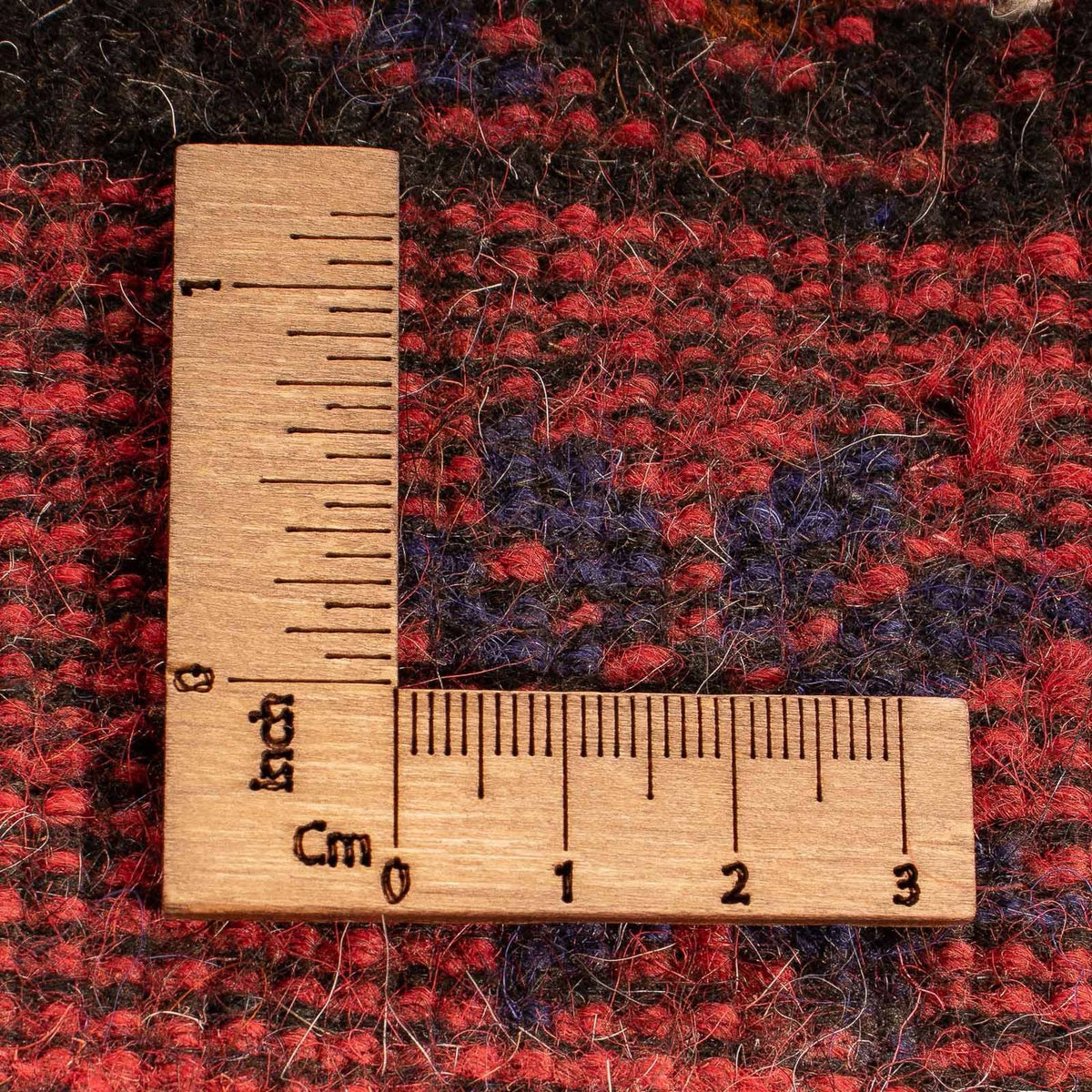 Tappeto Belutsch - 140 x 92 cm - rosso scuro