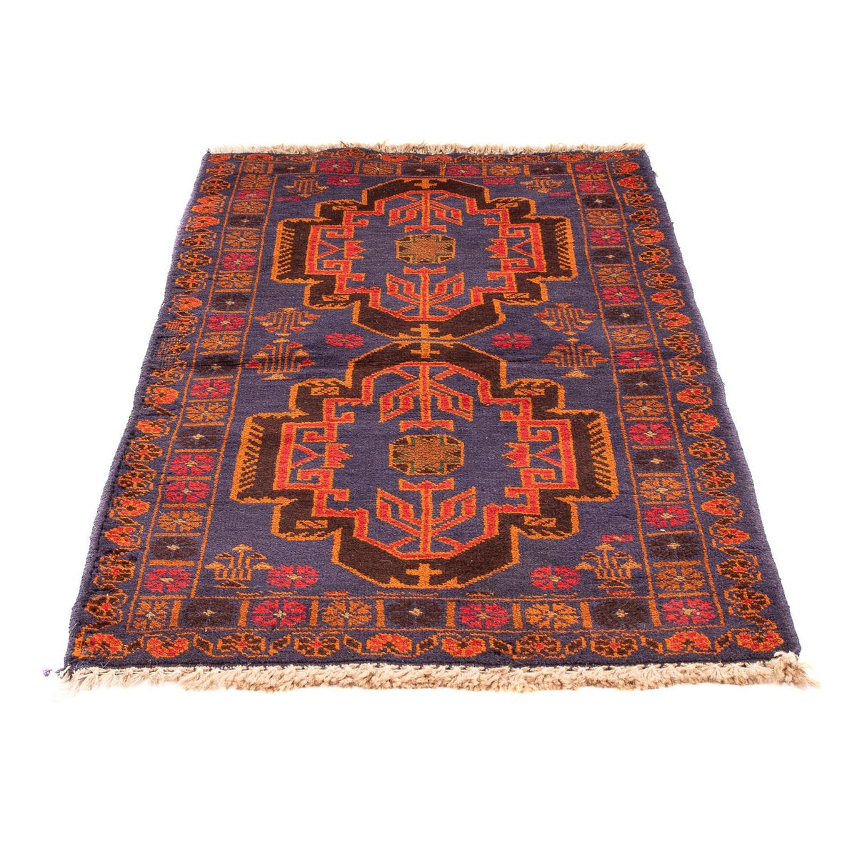 Tappeto Belutsch - 133 x 76 cm - blu scuro
