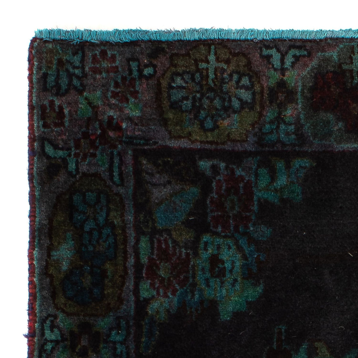 Tappeto Persero - Keshan - 117 x 65 cm - blu scuro