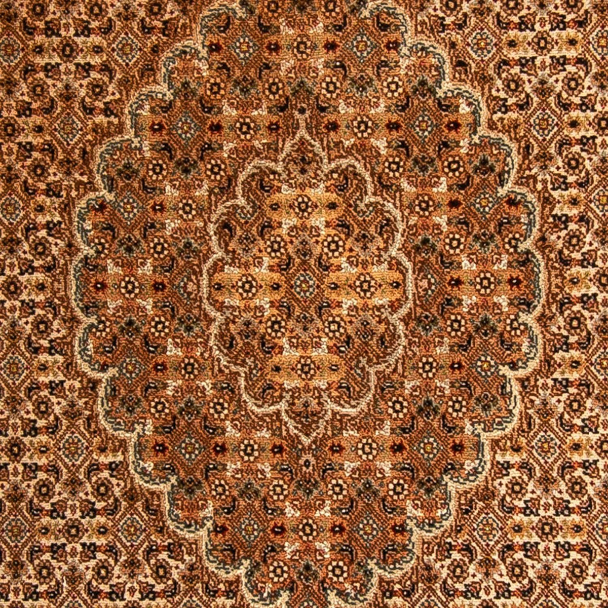 Tappeto Persero - Tabriz - Reale - 158 x 102 cm - marrone chiaro