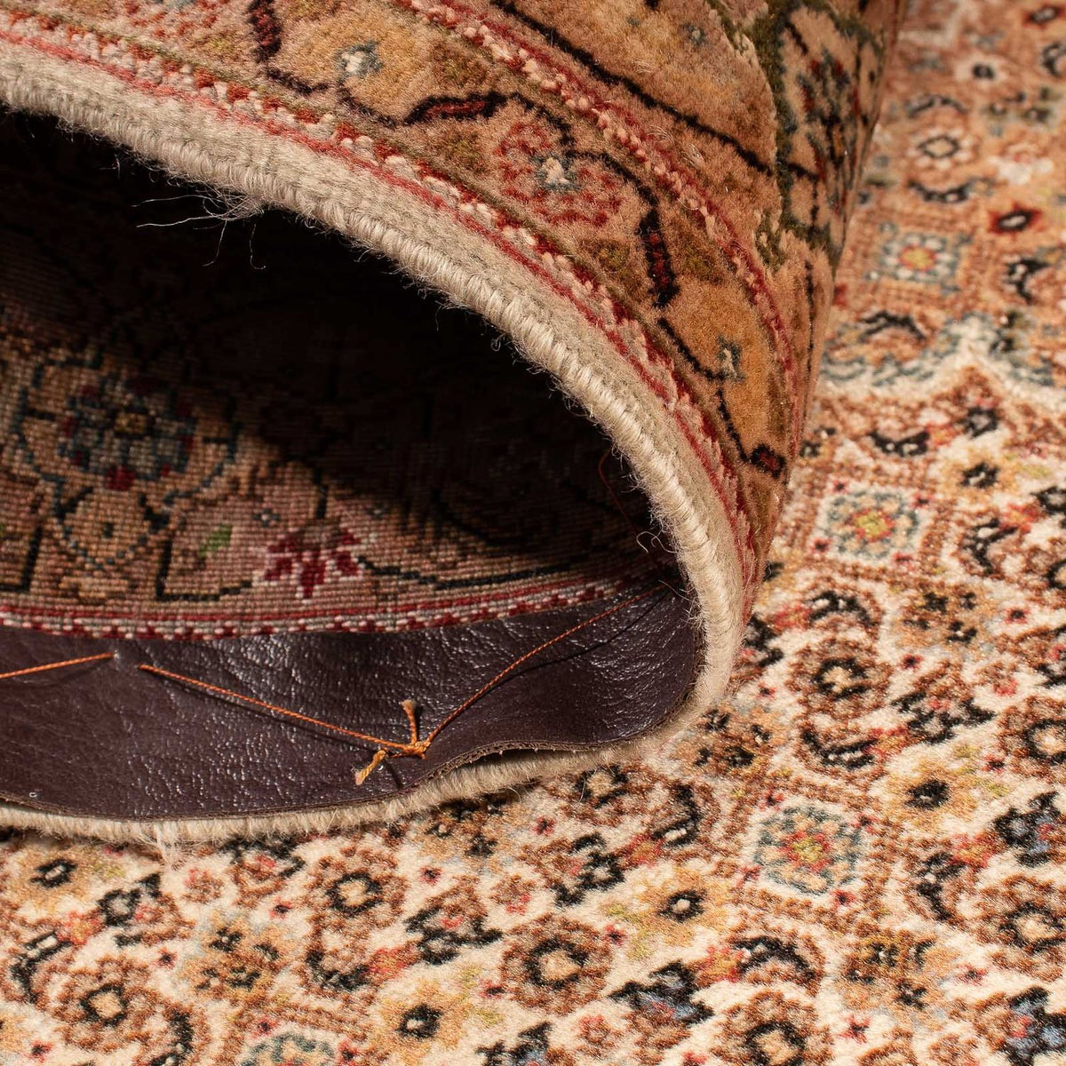 Tappeto Persero - Tabriz - Reale - 158 x 102 cm - marrone chiaro