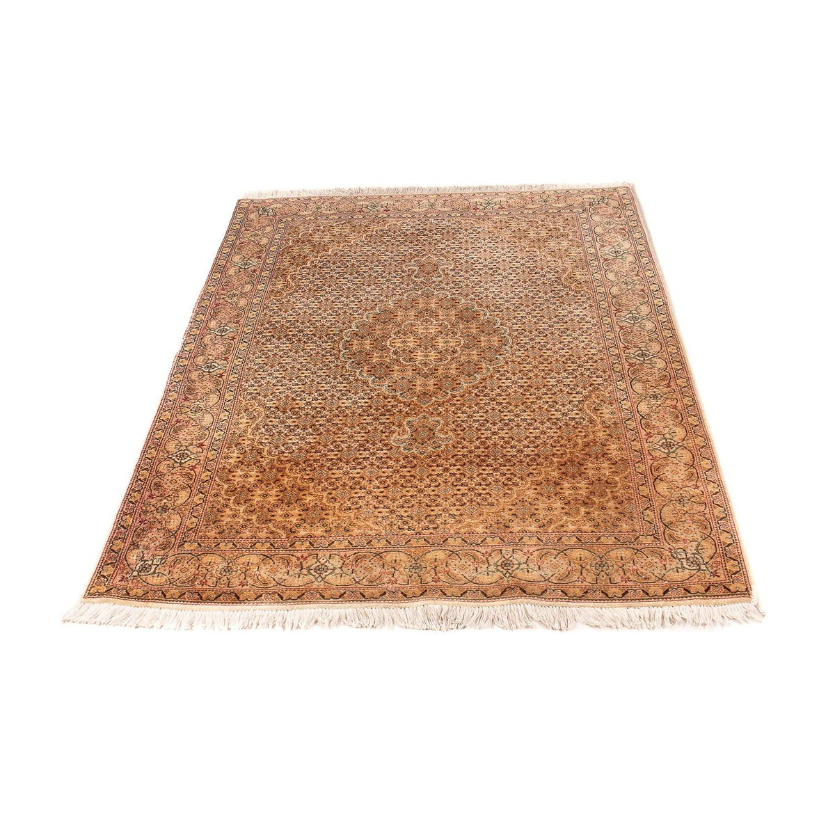 Tappeto Persero - Tabriz - Reale - 158 x 102 cm - marrone chiaro