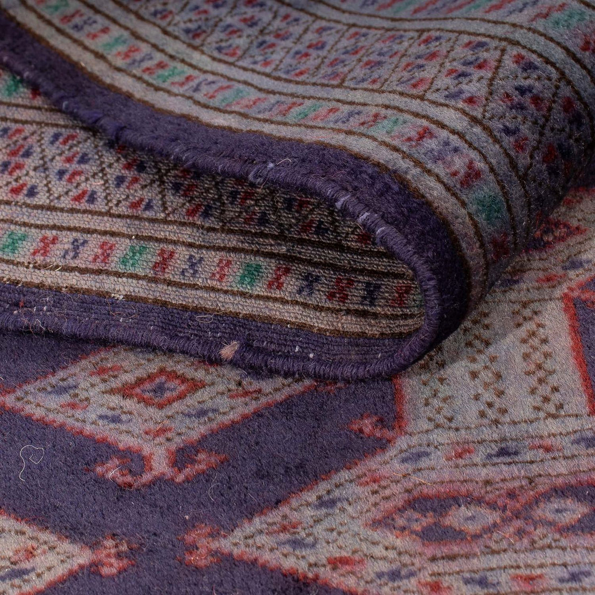 Tappeto Turkaman - 147 x 108 cm - marrone scuro