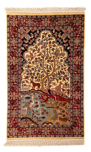 Tappeto orientale - Indo - 157 x 93 cm - multicolore