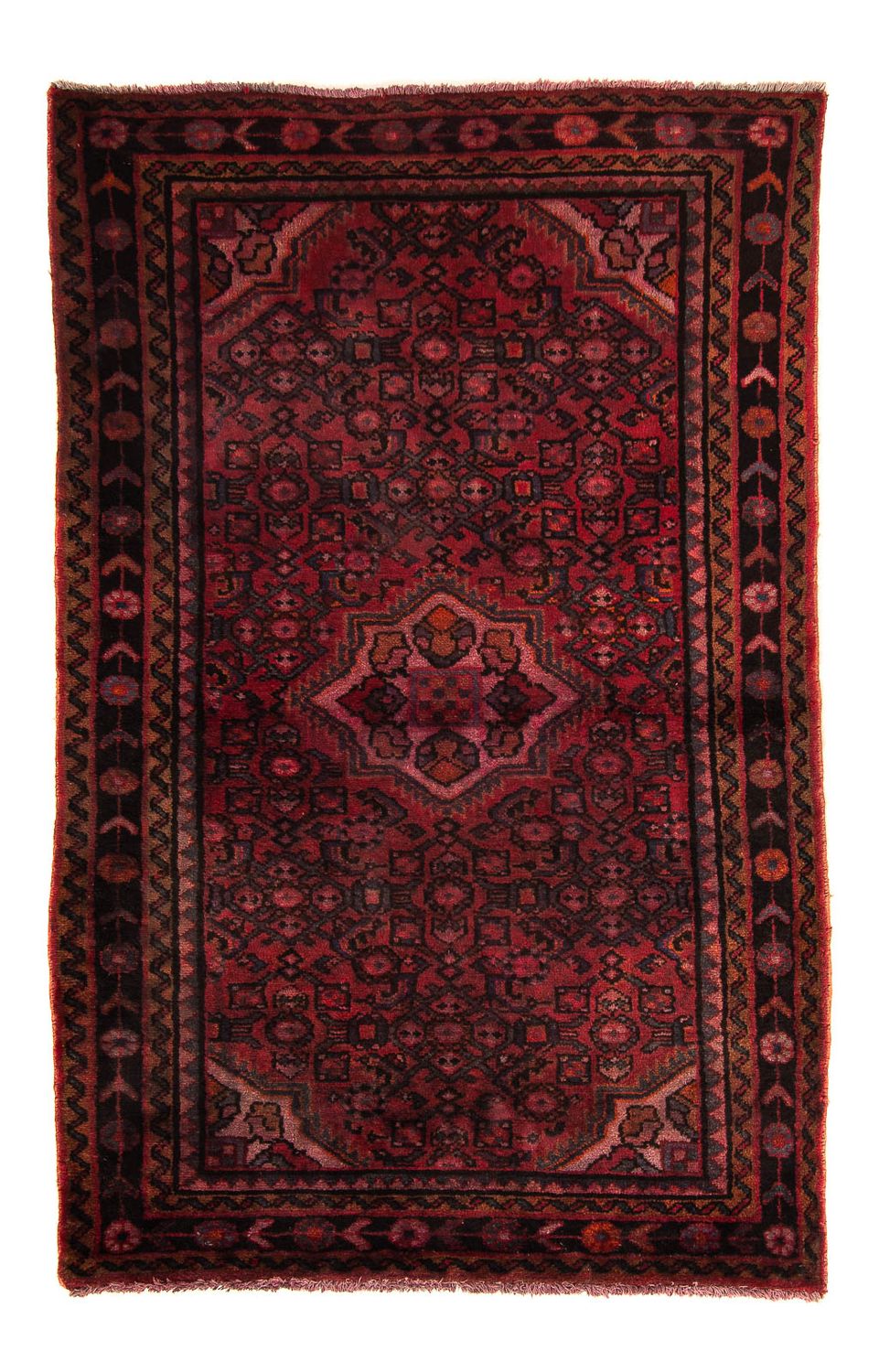 Tappeto Persero - Nomade - 160 x 98 cm - rosso scuro