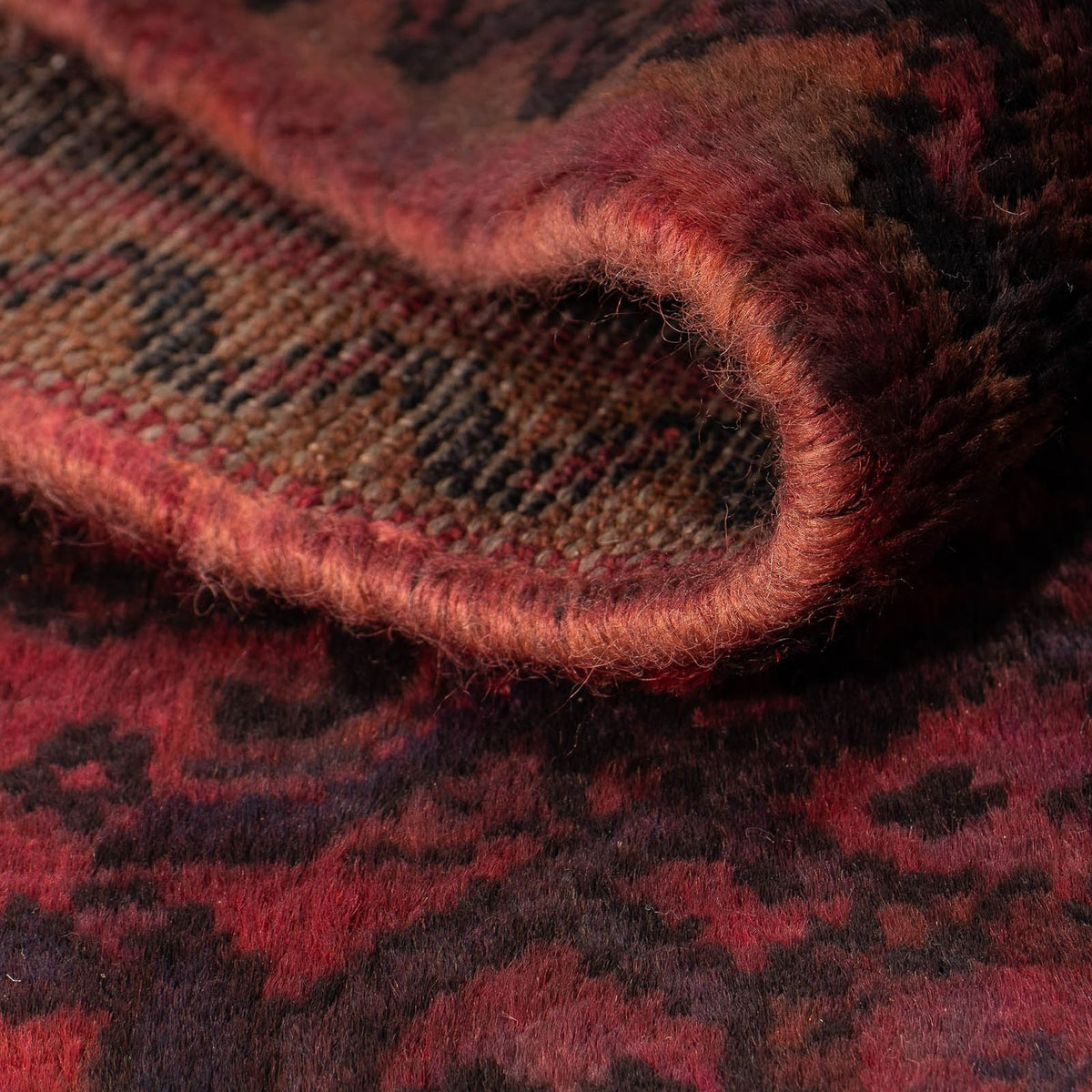 Tappeto Persero - Nomade - 160 x 98 cm - rosso scuro