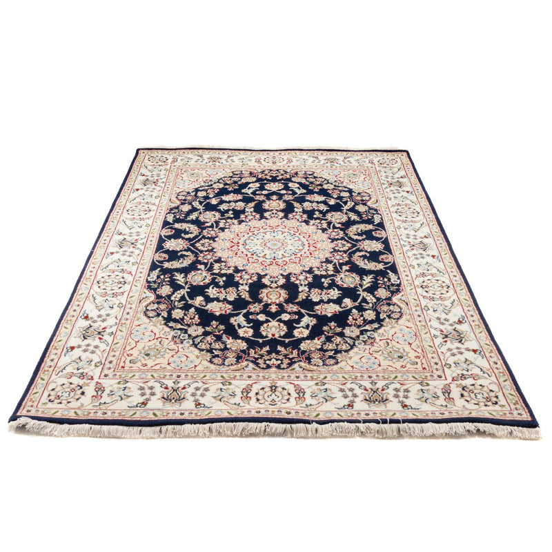 Tappeto orientale - Nain - Indus - 200 x 134 cm - blu scuro