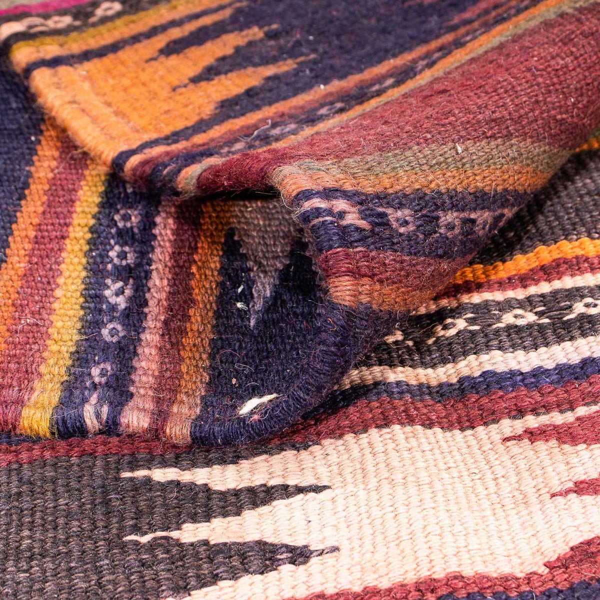 Tappeto Kelim - Vecchio - 260 x 195 cm - multicolore
