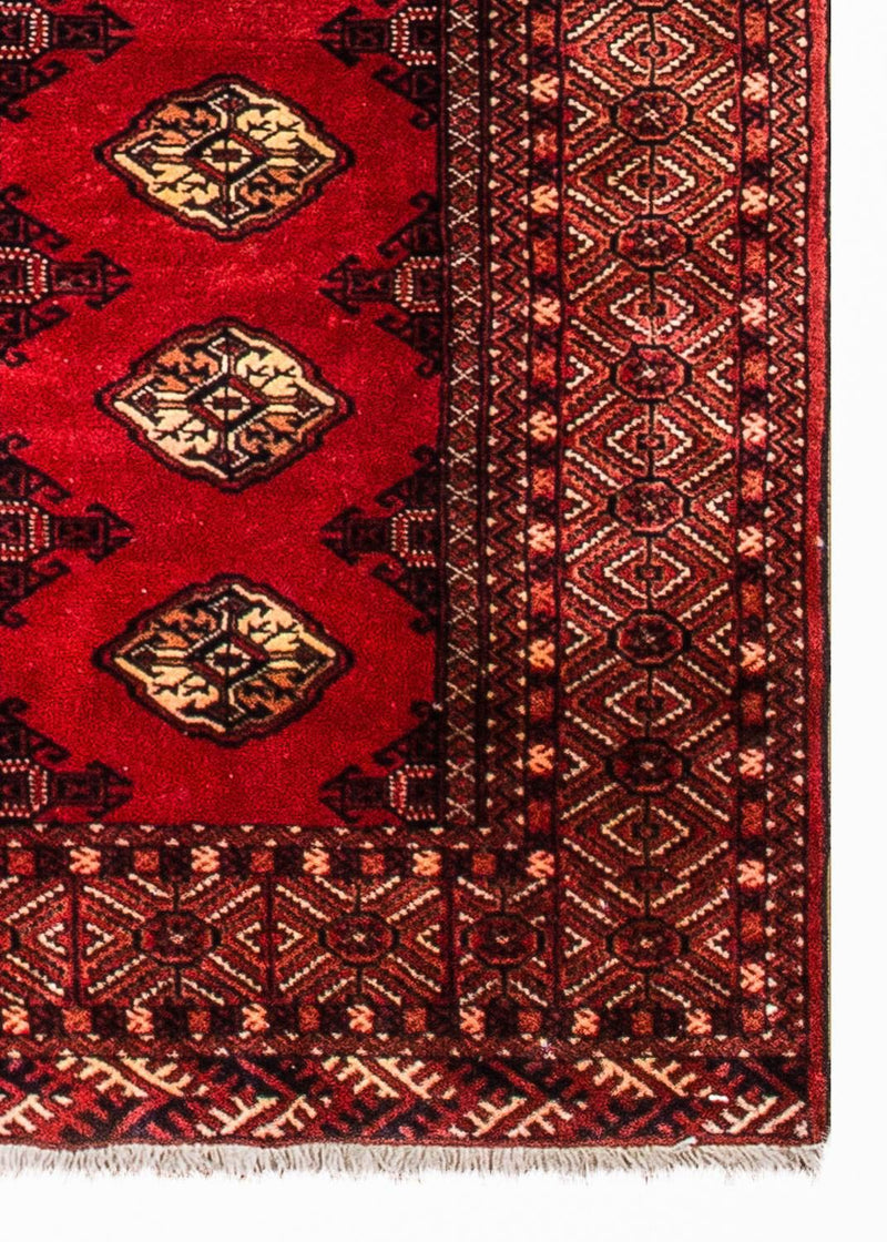 Tappeto corsia Tappeto Turkaman - 369 x 106 cm - rosso