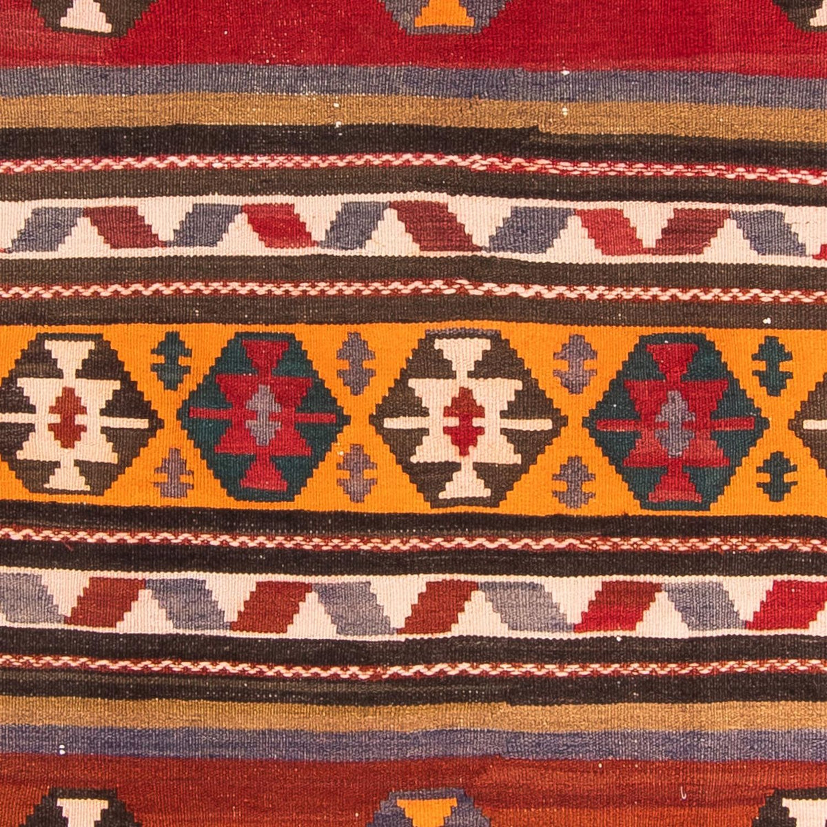 Tappeto corsia Tappeto Kelim - Vecchio - 300 x 160 cm - multicolore