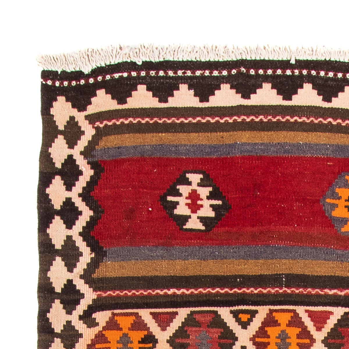 Tappeto corsia Tappeto Kelim - Vecchio - 300 x 160 cm - multicolore