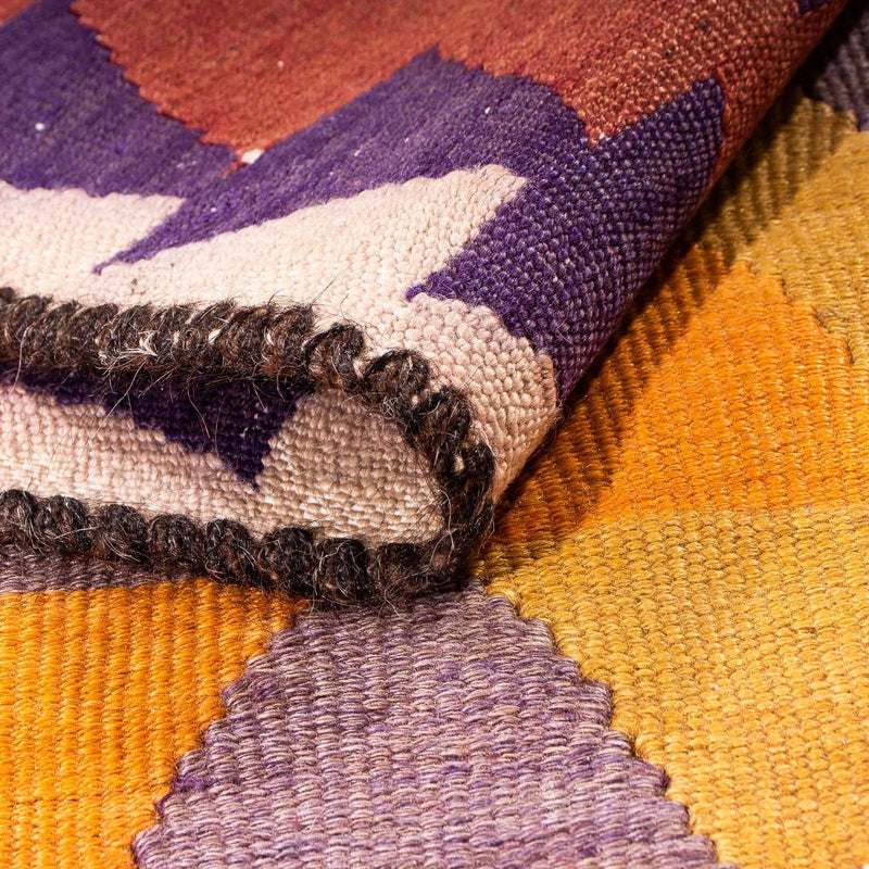 Tappeto corsia Tappeto Kelim - Vecchio - 310 x 150 cm - multicolore