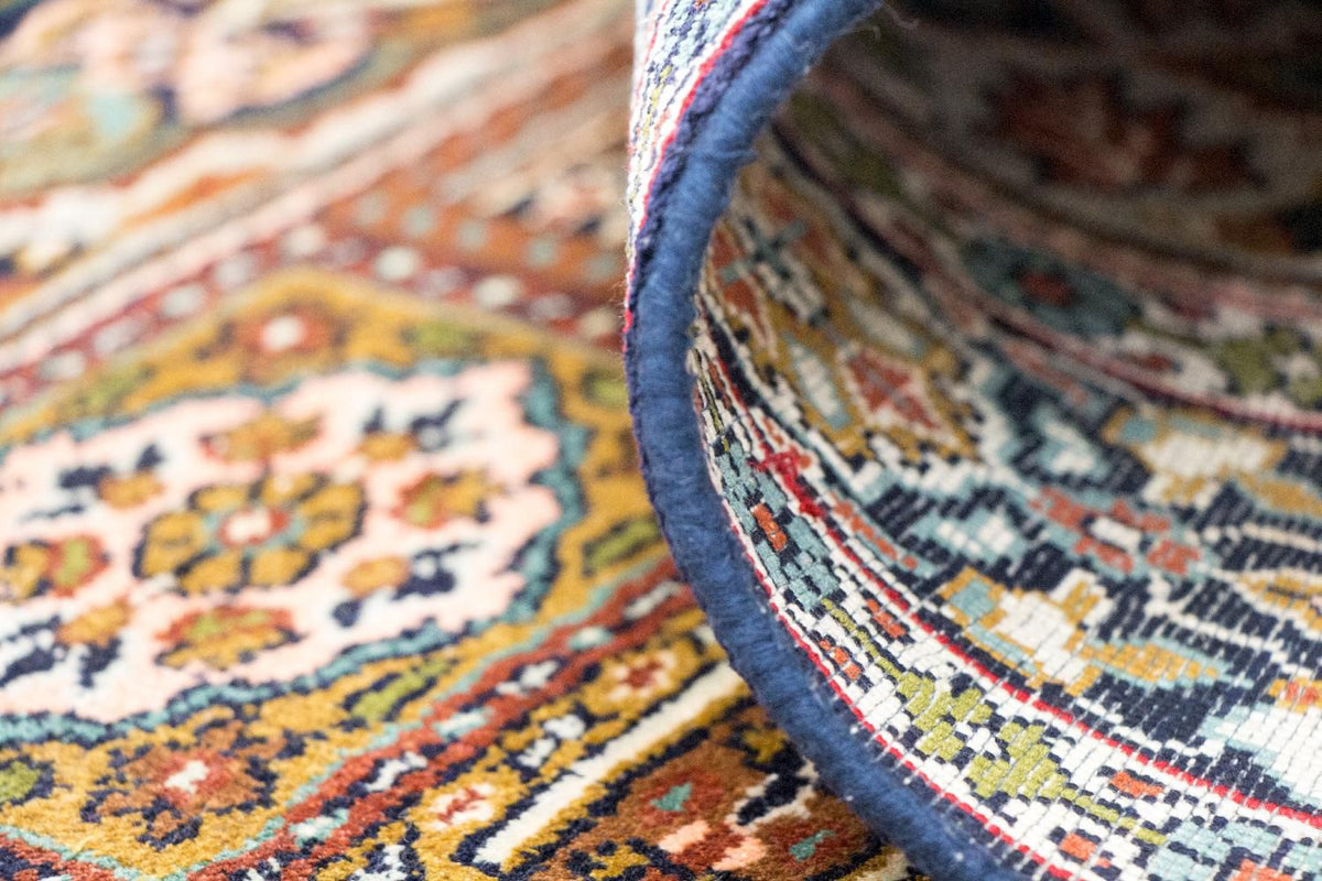 Tappeto di seta - Seta del Kashmir - 157 x 93 cm - multicolore