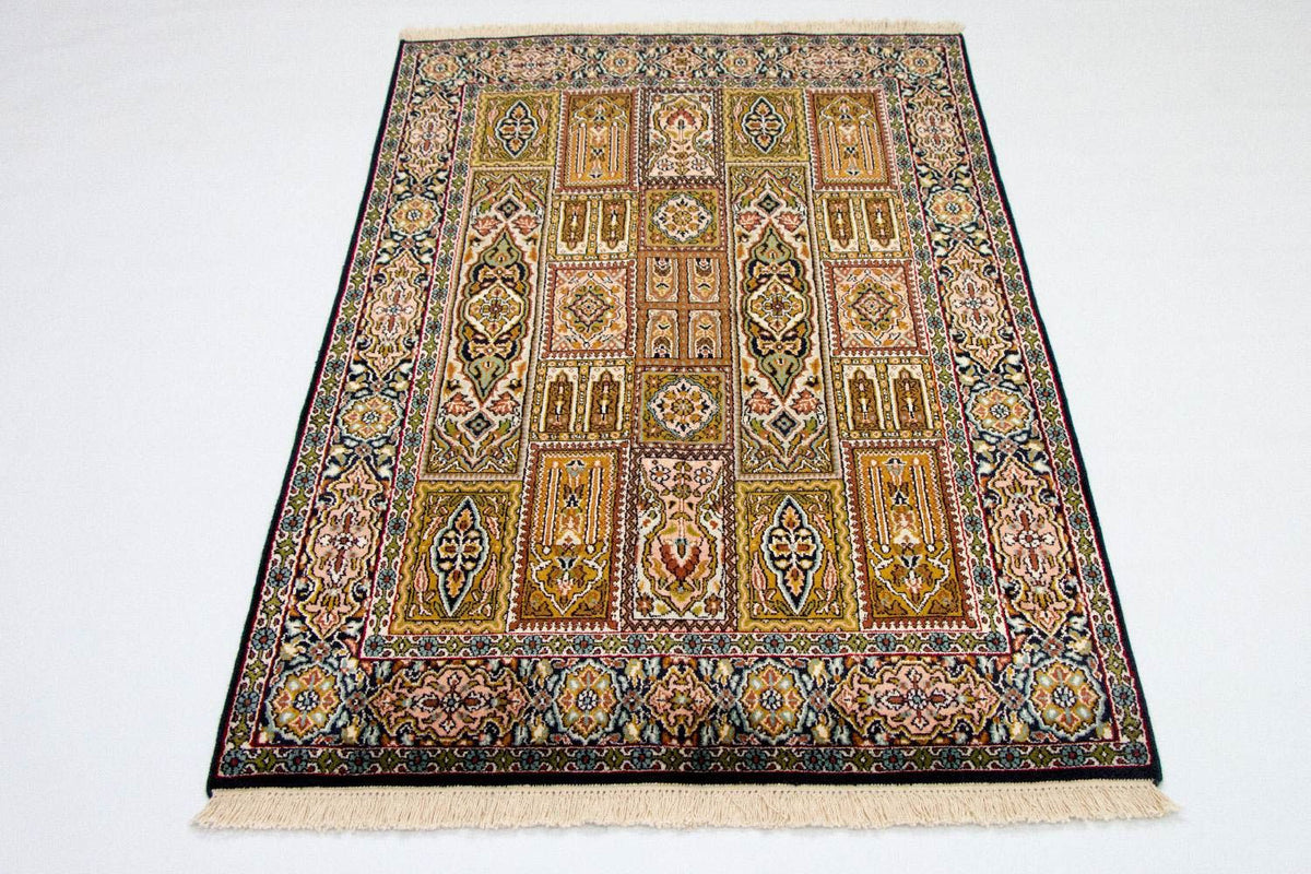 Tappeto di seta - Seta del Kashmir - 157 x 93 cm - multicolore