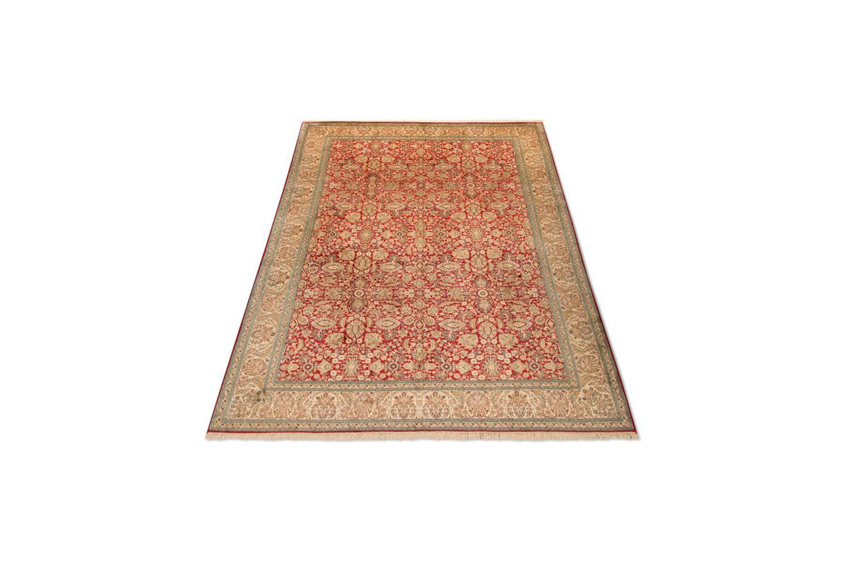 Tappeto di seta - Seta del Kashmir - 311 x 211 cm - rosso