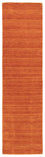 Tappeto corsia Tappeto di lana - 295 x 75 cm - arancione