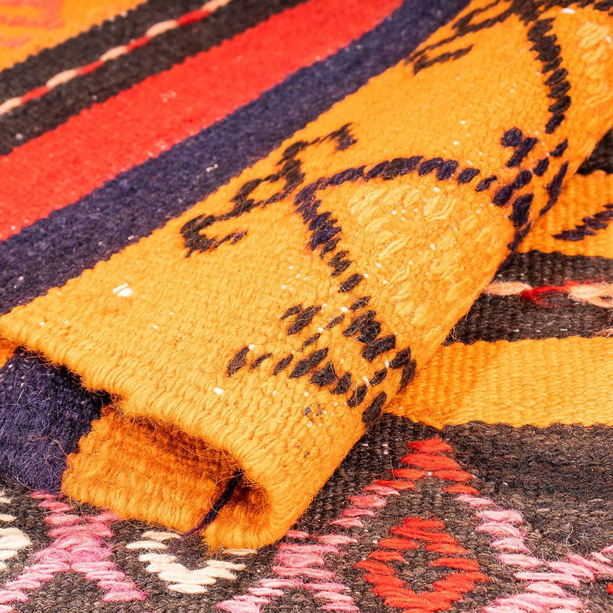 Tappeto Kelim - Vecchio - 220 x 150 cm - multicolore