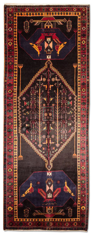 Tappeto corsia Tappeto Persero - Nomade - 411 x 143 cm - blu scuro