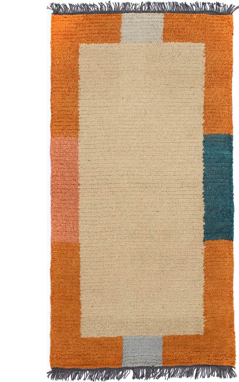 Tappeto Nepal - 140 x 70 cm - beige