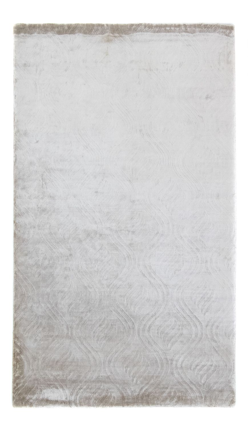 Tappeto di lana - 256 x 153 cm - argento