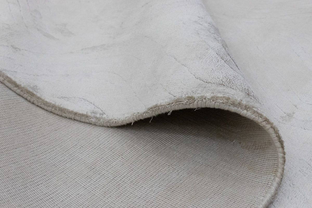 Tappeto di lana - 256 x 153 cm - argento