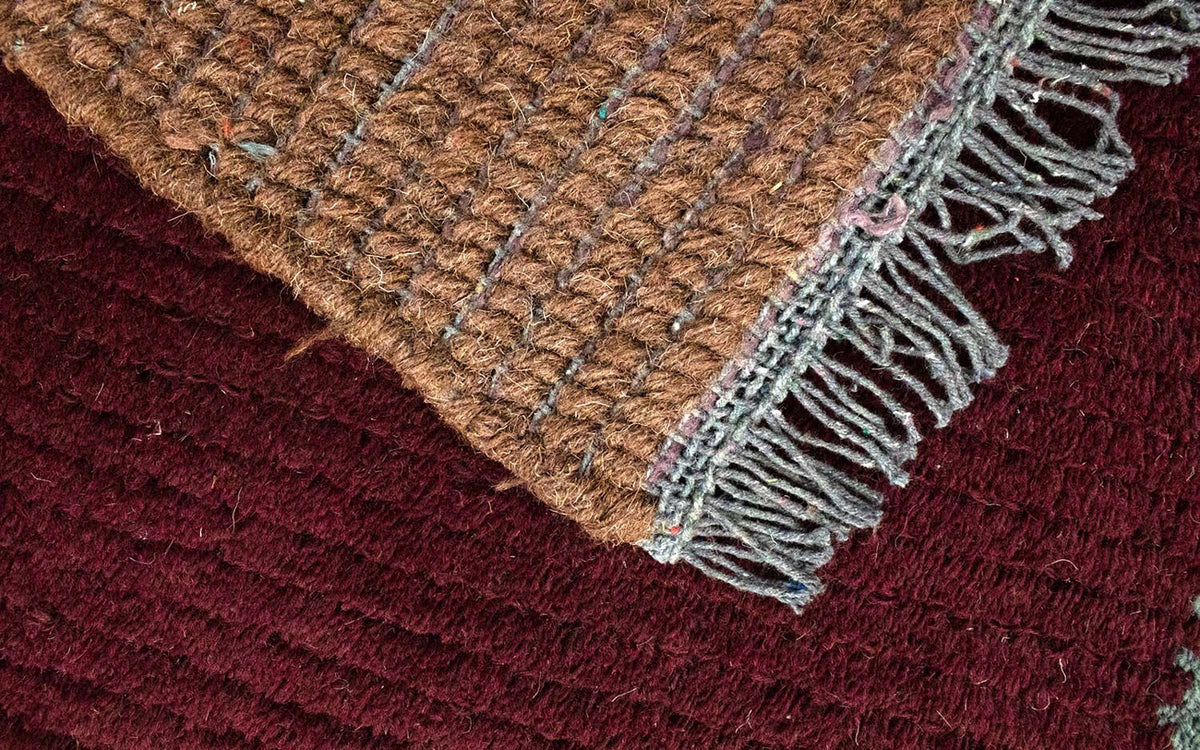 Tappeto Nepal - 140 x 70 cm - rosso vino