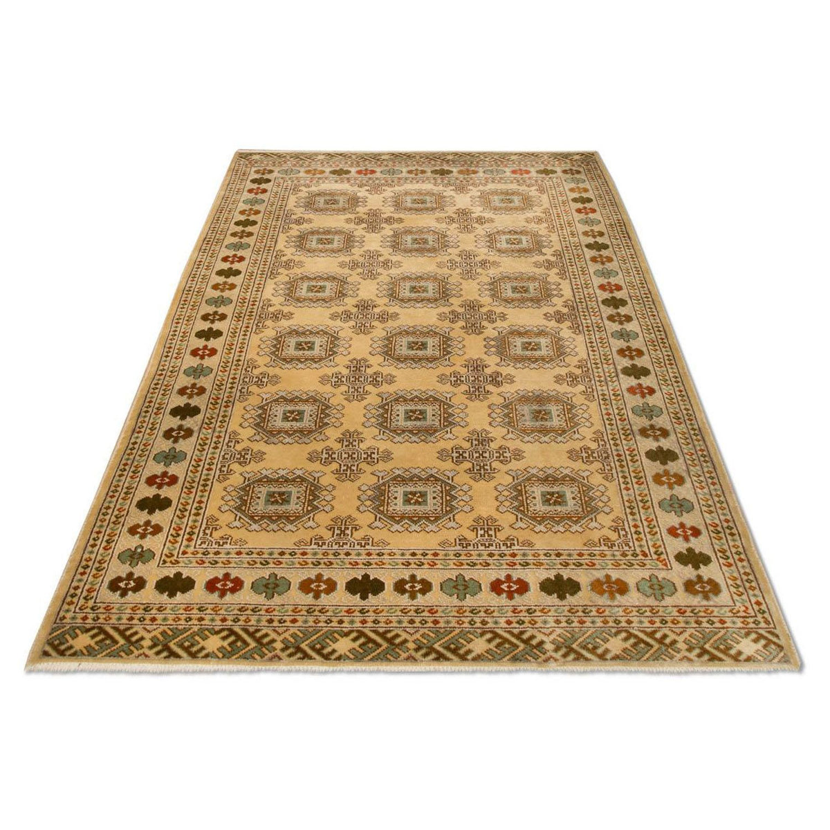 Tappeto Turkaman - 184 x 126 cm - beige