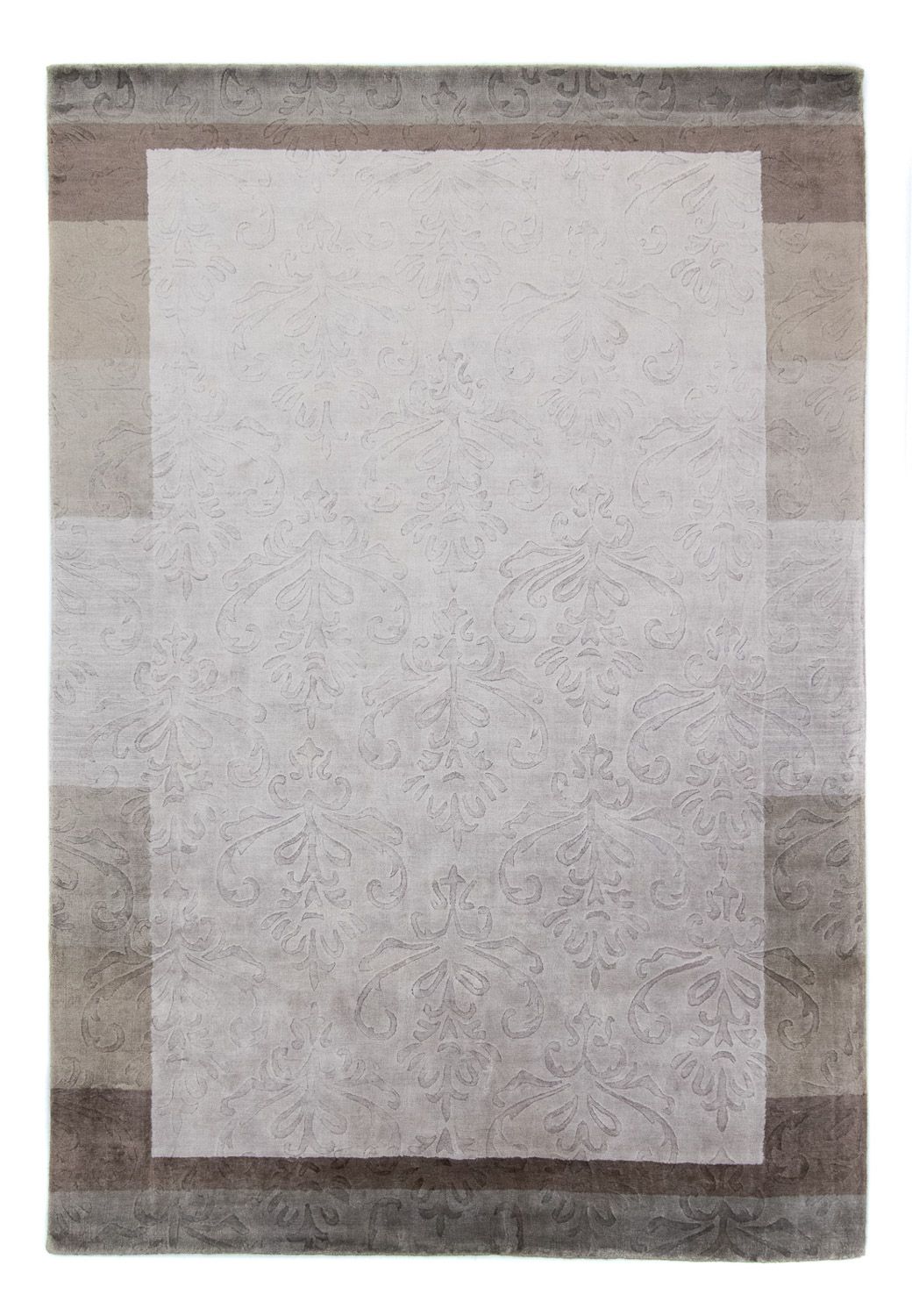 Tappeto di lana - 241 x 166 cm - argento