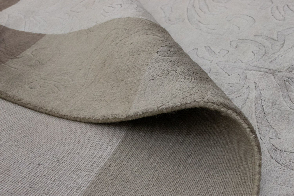 Tappeto di lana - 241 x 166 cm - argento