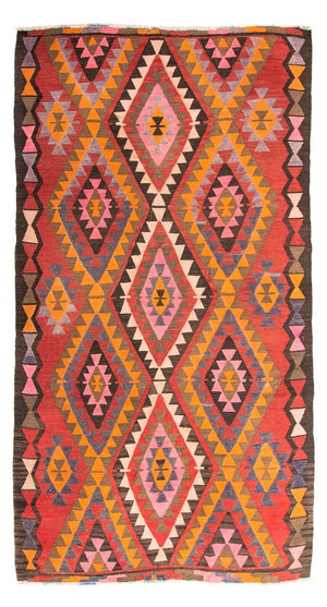 Tappeto Kelim - Vecchio - 300 x 180 cm - multicolore