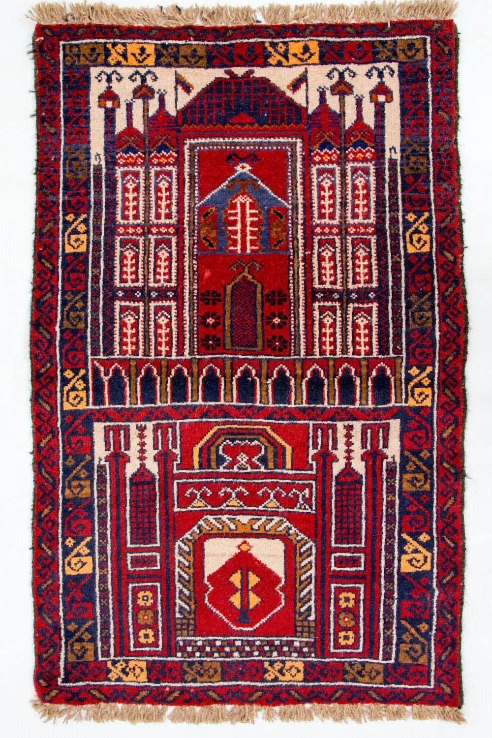Tappeto Belutsch - 127 x 77 cm - multicolore