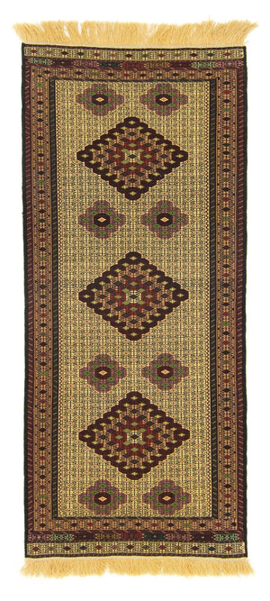 Tappeto corsia Tappeto Kelim - Orientale - 191 x 84 cm - blu