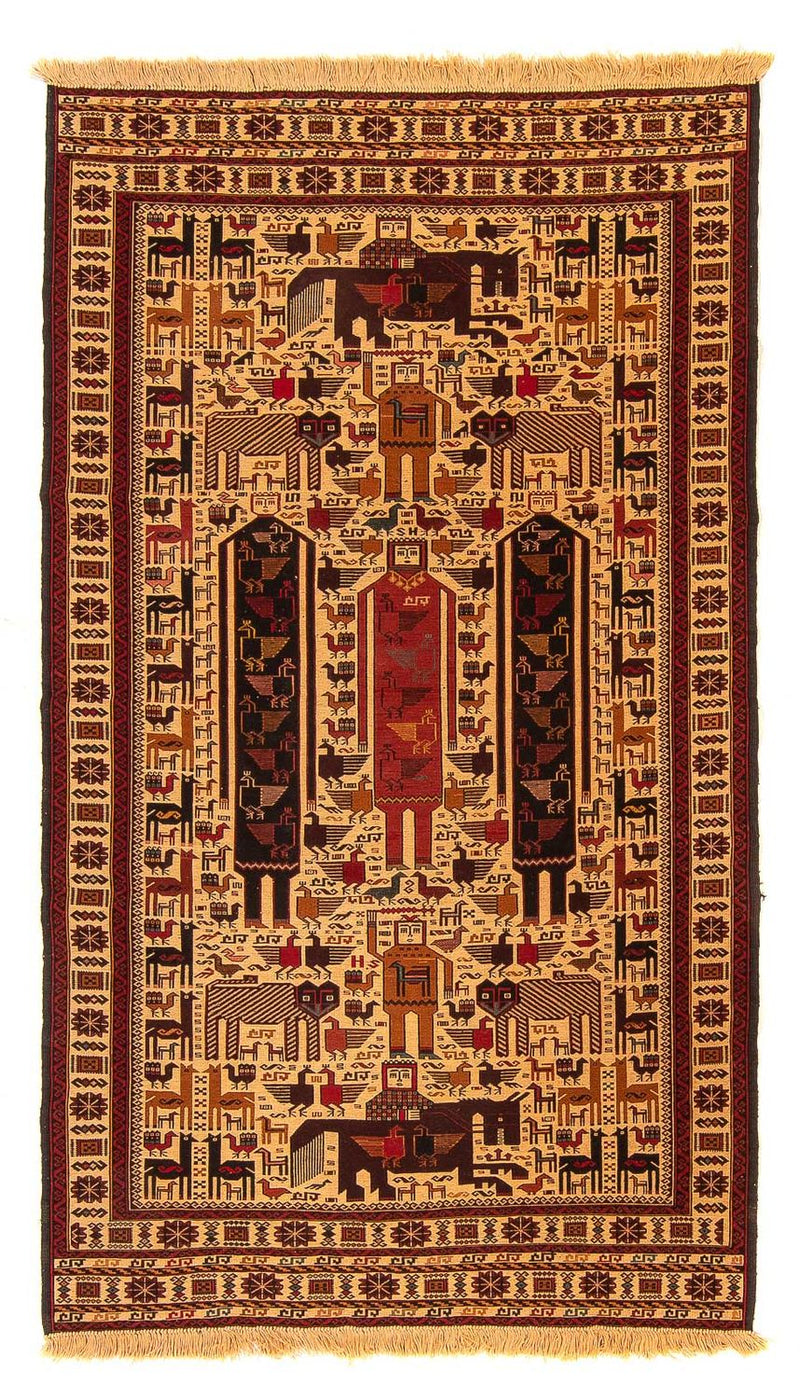 Tappeto Kelim - Orientale - 200 x 122 cm - beige
