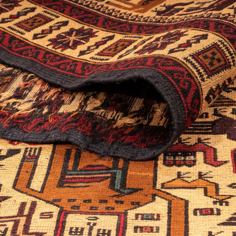 Tappeto Kelim - Orientale - 200 x 122 cm - beige