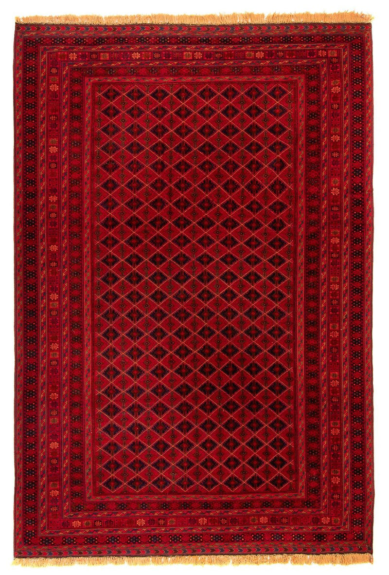 Tappeto afgano - Bukhara - 283 x 208 cm - rosso scuro