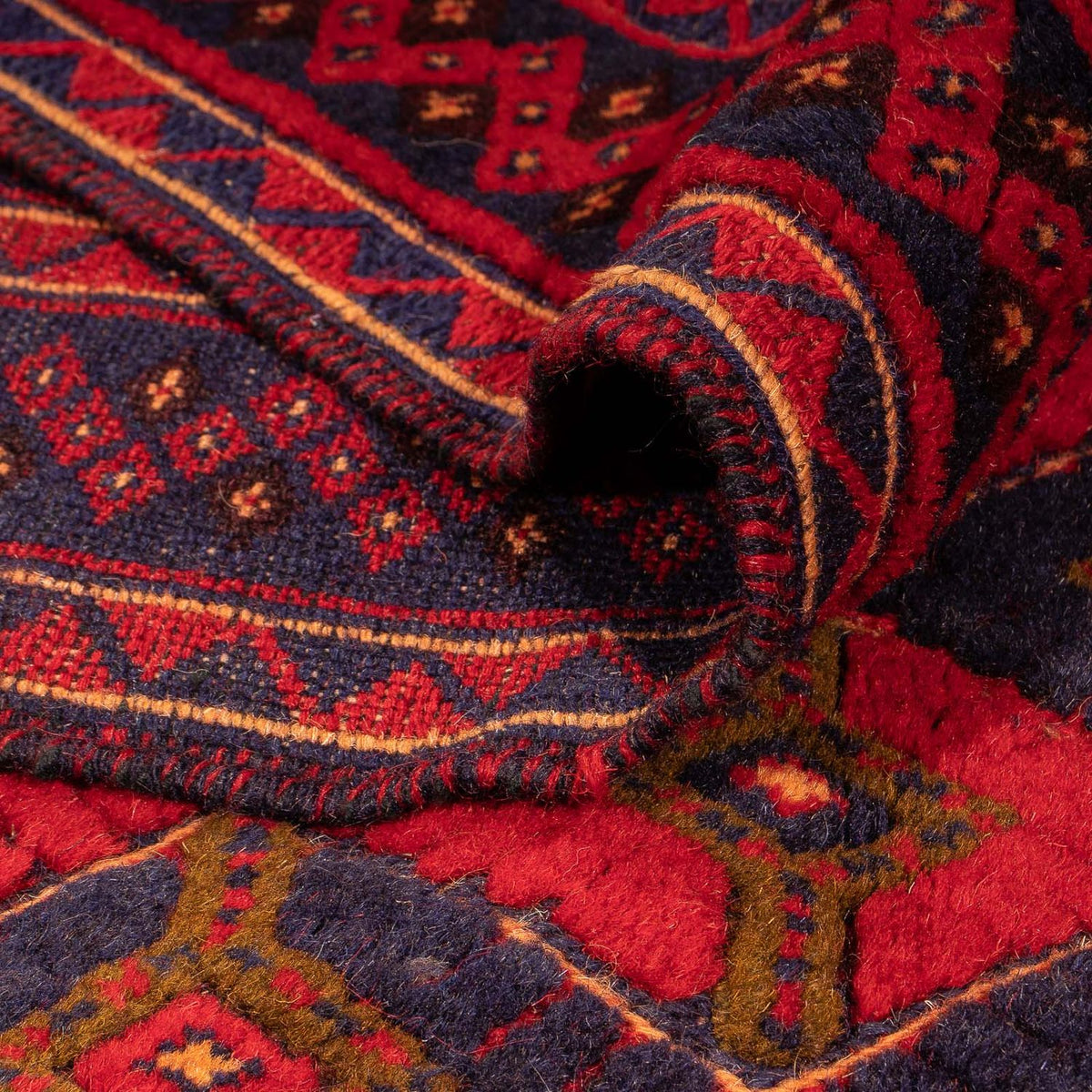 Tappeto Kelim - Orientale - 198 x 151 cm - rosso scuro