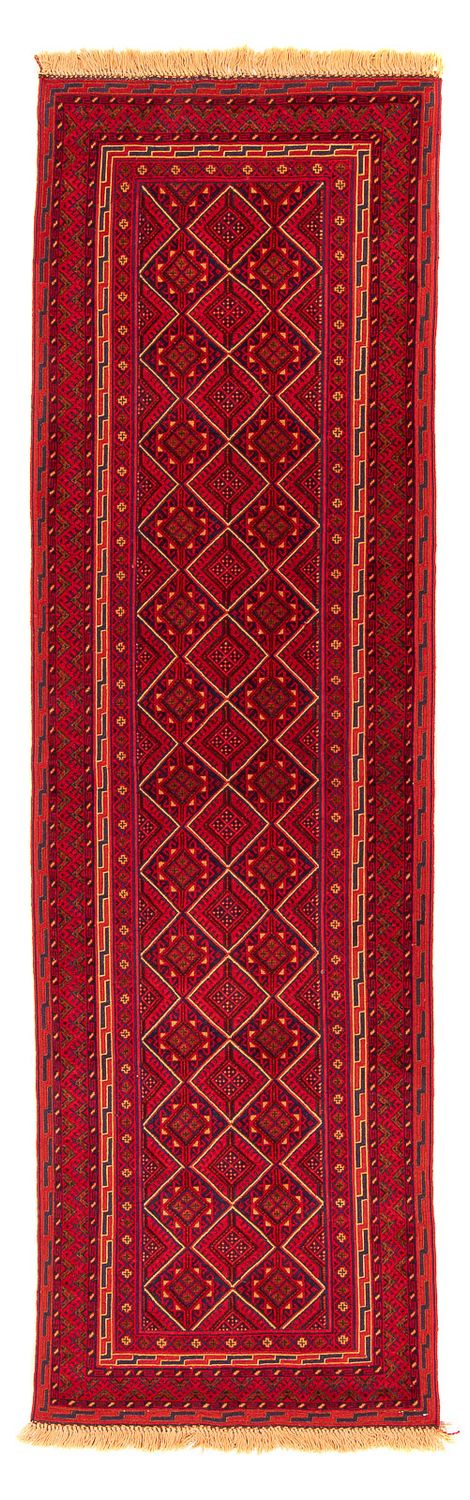 Tappeto corsia Tappeto Kelim - Orientale - 280 x 69 cm - rosso scuro