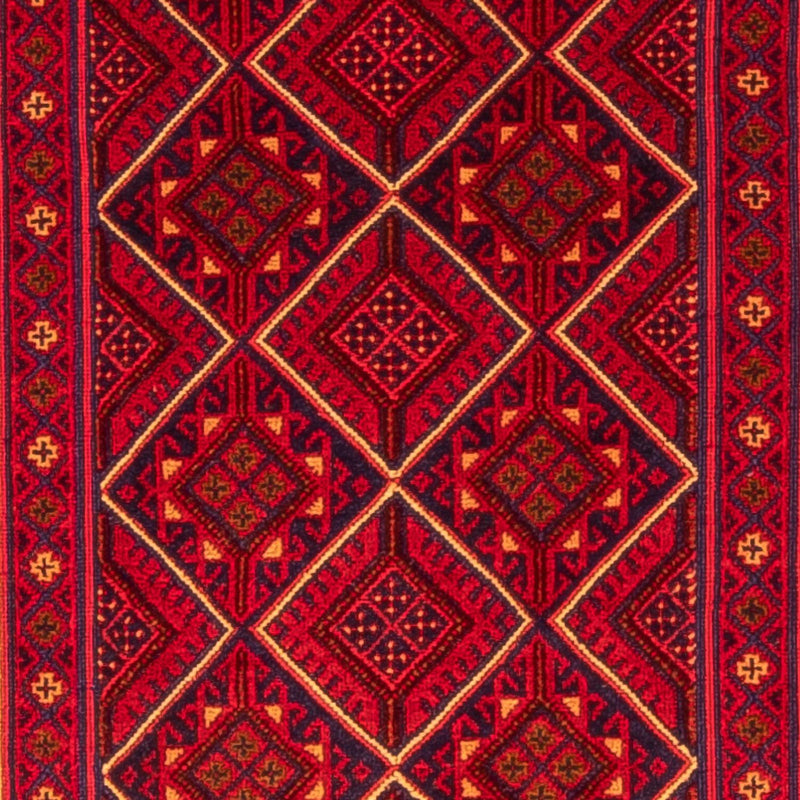 Tappeto corsia Tappeto Kelim - Orientale - 280 x 69 cm - rosso scuro